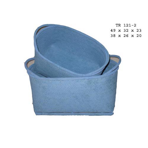 Bamboo laundry basket