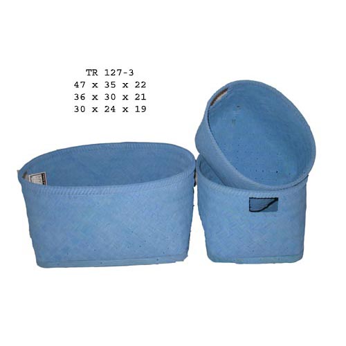Bamboo laundry basket