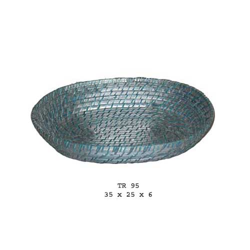 Bamboo & rattan tray
